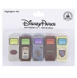 Disney Highlighter Set - Trash Can - Magic Kingom - 5 Pack