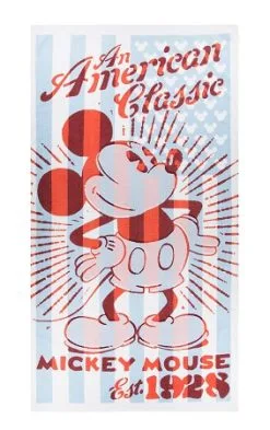 Disney Beach Towel - Classic Mickey Mouse - American Classic