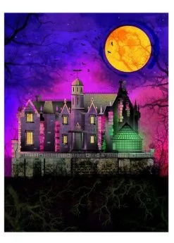Disney Postcard - The Haunted Mansion - By Fyfe