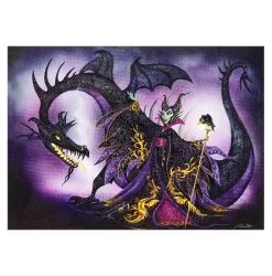 Disney Postcard - Maleficent - By Coulter
