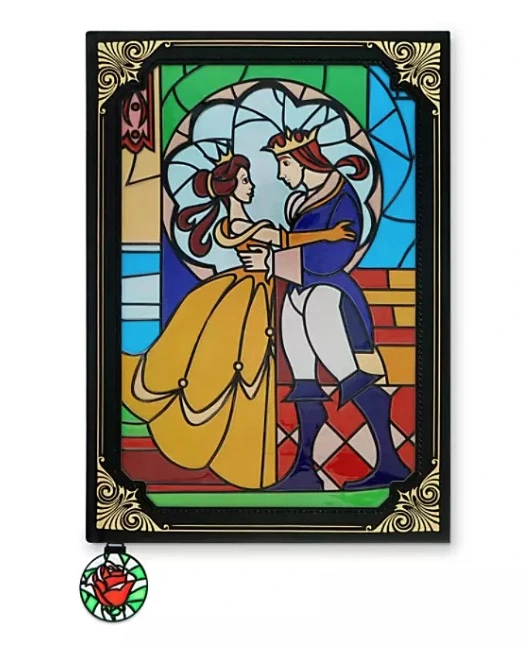 Disney Journal - Beauty And The Beast Stained Glass 1 Disney Journal - Beauty And The Beast Stained Glass