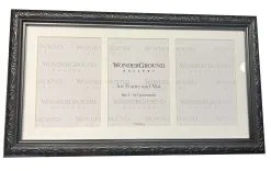 Disney Art Frame And Mat - Mickey Mouse Icons - Black